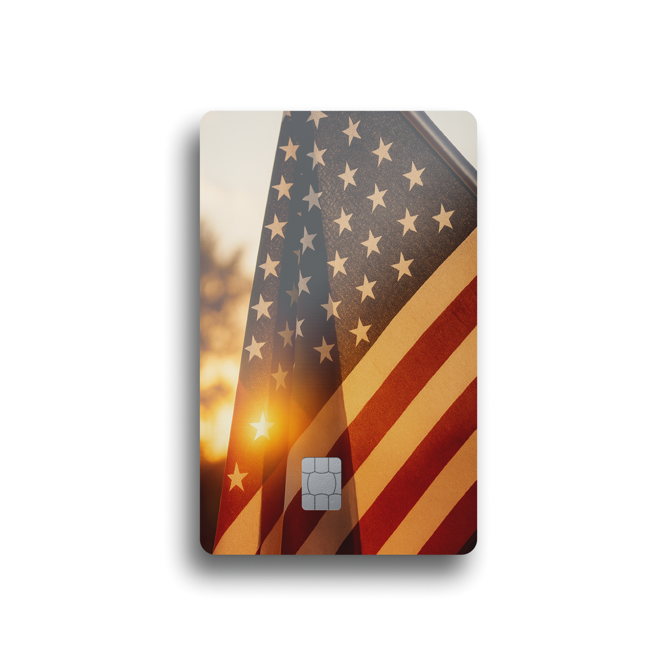 Golden Hour Flag Card Skin